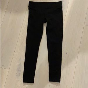 perforated black ivviva leggings, size 12 girls